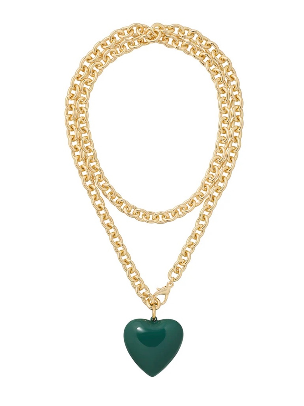 NWOT Roxanne Assoulin The Big Heart Charm Necklace